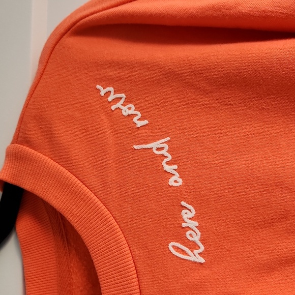 🧡Old Navy🧡 Cropped Sweater, Size XL, neon orange - Picture 2 of 8